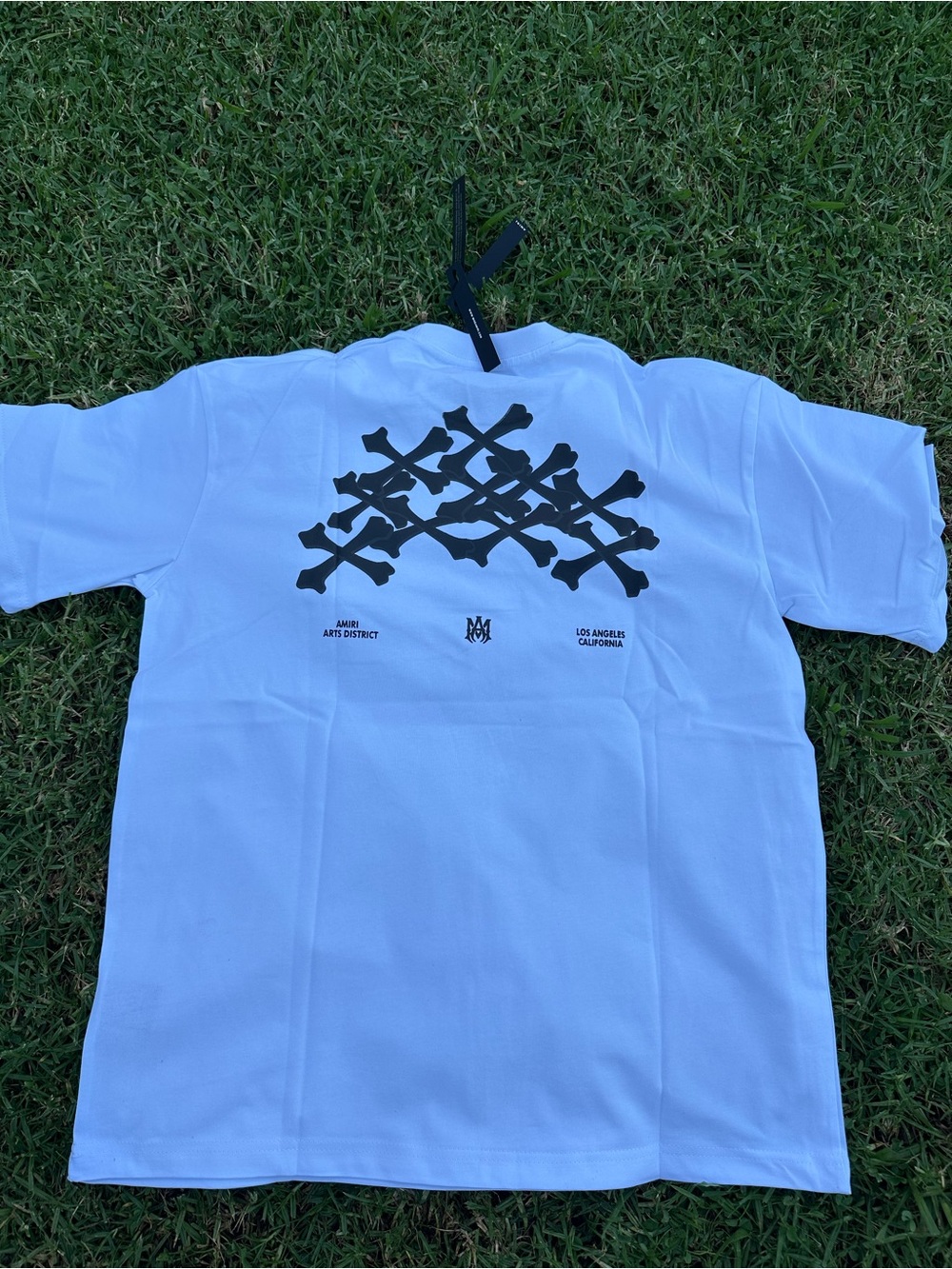 Amiri men’s bones white shirt SIZE XL